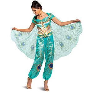 DISGUISE Women's Jasmine Teal Deluxe Adult Costume Size, Green, XL (18-20) DISGUISE Women's Jasmine Teal Deluxe Adult Costume Size, Green, XL (18-20)