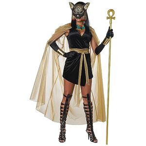 California Costumes 01450 Feline Goddess/Bastet Character Adult Sized Costumes, Solid, Black/Gold, Medium California Costumes 01450 Feline Goddess/Bastet Character Adult Sized Costumes, Solid, Black/Gold, Medium