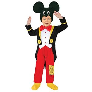 Ciao 55039.1-2 Hello Mouse Costume (Size 1-2 Years), Black/Red/White, Baby Ciao 55039.1-2 Hello Mouse Costume (Size 1-2 Years), Black/Red/White, Baby