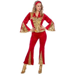 WILBERS & WILBERS 4854 Luxury Disco Costume for Women, 70s Outfit, for Carnival, Festival, Theme Party WILBERS & WILBERS 4854 Luxury Disco Costume for Women, 70s Outfit, for Carnival, Festival, Theme Party