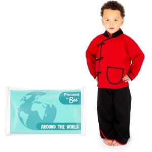 PRETEND TO BEE Chinese Man/Boy Dress Up Costume for Kids, Multicultural, 3-5 Years PRETEND TO BEE Chinese Man/Boy Dress Up Costume for Kids, Multicultural, 3-5 Years