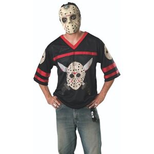 Rubies Rubie's Friday the 13th Jason Hockey Jersey and EVA Mask Adult Costume X-Small Rubies Rubie's Friday the 13th Jason Hockey Jersey and EVA Mask Adult Costume X-Small