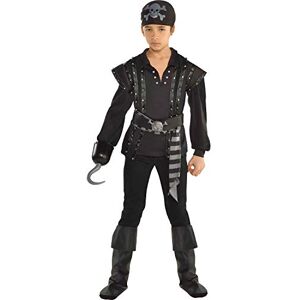 amscan (PKT) (9904720) Child Boys Dark Sea Scoundrel Costume (8-10yr) Black amscan (PKT) (9904720) Child Boys Dark Sea Scoundrel Costume (8-10yr) Black