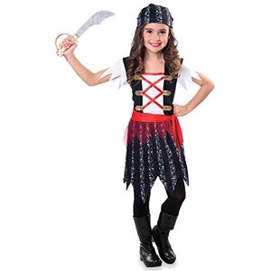 amscan 9903527 Kids Pirate Cutie Caribbean Buccaneer World Book Day Fancy Dress Costume Age: 10-12 Yrs amscan 9903527 Kids Pirate Cutie Caribbean Buccaneer World Book Day Fancy Dress Costume Age: 10-12 Yrs