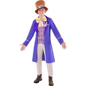 Rubies Official WB Willy Wonka Costume, Adults Fancy Dress, Size Xtra-Large, XL Halloween Rubies Official WB Willy Wonka Costume, Adults Fancy Dress, Size Xtra-Large, XL Halloween