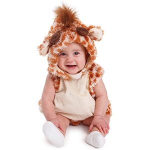 Dress Up America Baby Giraffe Halloween Costume – Infant Plush Jumpsuit with Attached Hood, Soft Polyester Fabric – Adorable Animal Outfit for Baby Boys & Girls (0-6 Months) Dress Up America Baby Giraffe Halloween Costume – Infant Plush Jumpsuit with Attached Hood, Soft Polyester Fabric – Adorable Animal Outfit for Baby Boys & Girls (0-6 Months)