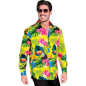 W WIDMANN MILANO Party Fashion Widmann Party Fashion Shirt, Tropical Pattern, Neon, Hawaii Shirt, Bird of Paradise, Showmen W WIDMANN MILANO Party Fashion Widmann Party Fashion Shirt, Tropical Pattern, Neon, Hawaii Shirt, Bird of Paradise, Showmen