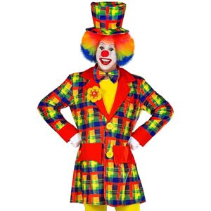 W WIDMANN MILANO Party Fashion Widmann 48681 Clown Costume Coat for Adults, Circus, Carnival, Theme Party, Multicoloured, S W WIDMANN MILANO Party Fashion Widmann 48681 Clown Costume Coat for Adults, Circus, Carnival, Theme Party, Multicoloured, S