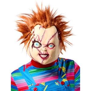Rubies Official Chucky, Chucky Stitched Up 3-4 Mask Adult Accessory, Adult Fancy Dress, One Size Halloween Rubies Official Chucky, Chucky Stitched Up 3-4 Mask Adult Accessory, Adult Fancy Dress, One Size Halloween