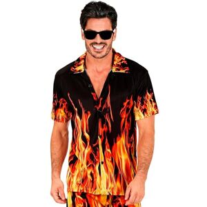 W WIDMANN MILANO Party Fashion Widmann Costume Fire Man, Short Sleeve Shirt, Devil, Flames, Summer Outfit, Halloween W WIDMANN MILANO Party Fashion Widmann Costume Fire Man, Short Sleeve Shirt, Devil, Flames, Summer Outfit, Halloween