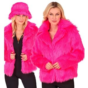 W WIDMANN MILANO Party Fashion Women's Faux Fur Jacket, Fluffy Fur, Plush Jacket, Costume, Party Outfit for Carnival & Festival W WIDMANN MILANO Party Fashion Women's Faux Fur Jacket, Fluffy Fur, Plush Jacket, Costume, Party Outfit for Carnival & Festival