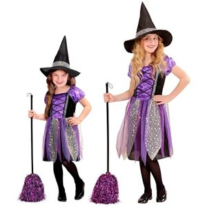 W WIDMANN MILANO Party Fashion Children's Costume Witch, Dress and Witch Hat, Magician W WIDMANN MILANO Party Fashion Children's Costume Witch, Dress and Witch Hat, Magician