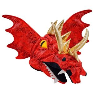 W WIDMANN MILANO Party Fashion Dragon Hat Red Animal Costume Dinosaur Headwear Carnival W WIDMANN MILANO Party Fashion Dragon Hat Red Animal Costume Dinosaur Headwear Carnival