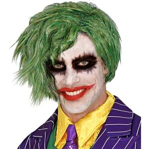 W WIDMANN MILANO Party Fashion Widmann 01989 Wig Horror Clown in Box Joker Theme Party Halloween, Multicoloured, Standard Size W WIDMANN MILANO Party Fashion Widmann 01989 Wig Horror Clown in Box Joker Theme Party Halloween, Multicoloured, Standard Size
