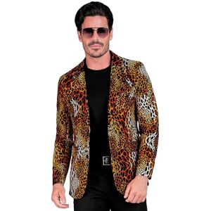 W WIDMANN MILANO Party Fashion Widmann 33953 Kostüm Party Fashion Anzug mit Leoparden Muster Jacket, Animal Print, Multicoloured, L W WIDMANN MILANO Party Fashion Widmann 33953 Kostüm Party Fashion Anzug mit Leoparden Muster Jacket, Animal Print, Multicoloured, L