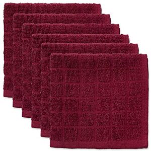 DII Wine Cotton Dishcloths - Kitchen Cleaning Towels DII Wine Cotton Dishcloths - Kitchen Cleaning Towels