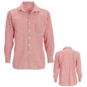 W WIDMANN MILANO Party Fashion Widmann Bavarian Shirt for Adults, Red and White Checked, Long Sleeve Oktoberfest Costume Top, Size XL – Perfect for Beer Festivals and Theme Parties W WIDMANN MILANO Party Fashion Widmann Bavarian Shirt for Adults, Red and White Checked, Long Sleeve Oktoberfest Costume Top, Size XL – Perfect for Beer Festivals and Theme Parties