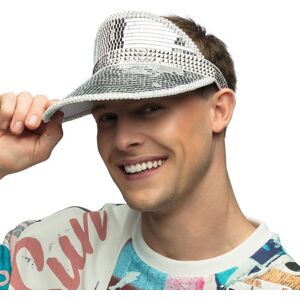 Boland 00745 Sun Visor Disco Cap for Adults, 90s Hat for Festival, Carnival or Retro Theme Party Boland 00745 Sun Visor Disco Cap for Adults, 90s Hat for Festival, Carnival or Retro Theme Party