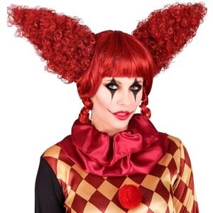 W WIDMANN MILANO Party Fashion 29098 Killer Clown Red Vintage Horror Clown Wig Halloween Fancy Dress W WIDMANN MILANO Party Fashion 29098 Killer Clown Red Vintage Horror Clown Wig Halloween Fancy Dress
