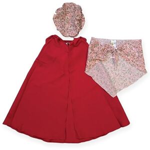 PRETEND TO BEE Little Red Riding Hood Cape, Hat & Shawl/Cape Dress Up Costume for Kids, 3+ Years PRETEND TO BEE Little Red Riding Hood Cape, Hat & Shawl/Cape Dress Up Costume for Kids, 3+ Years
