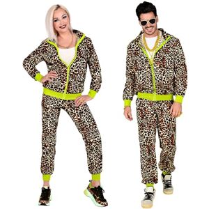 W WIDMANN MILANO Party Fashion 80's LEOPARD SHELL SUIT" (jacket, pants) (XL) W WIDMANN MILANO Party Fashion 80's LEOPARD SHELL SUIT" (jacket, pants) (XL)