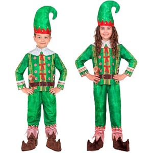 W WIDMANN MILANO Party Fashion Elf costume set for children, with top, trousers and hat, complete outfit for Christmas, carnival W WIDMANN MILANO Party Fashion Elf costume set for children, with top, trousers and hat, complete outfit for Christmas, carnival