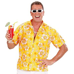 W WIDMANN MILANO Party Fashion xL Hawaiian Shirt Yellow Costume Extra Large for Tropical Lua Fancy Dress W WIDMANN MILANO Party Fashion xL Hawaiian Shirt Yellow Costume Extra Large for Tropical Lua Fancy Dress