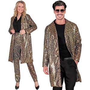 W WIDMANN MILANO Party Fashion Widmann Party Fashion Sequin Coat, Leopard Pattern, Vest, Jacket, Party Outfit, Carnival, Animal Print W WIDMANN MILANO Party Fashion Widmann Party Fashion Sequin Coat, Leopard Pattern, Vest, Jacket, Party Outfit, Carnival, Animal Print