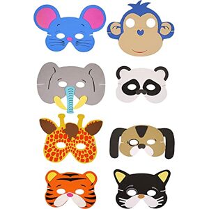 SHATCHI 24 Pieces Animal Masks Animal Costume Party Favors Animal Face for Petting Zoo Farmhouse Jungle Safari Theme Birthday Party Halloween Masks Dress-Up Party Supplies SHATCHI 24 Pieces Animal Masks Animal Costume Party Favors Animal Face for Petting Zoo Farmhouse Jungle Safari Theme Birthday Party Halloween Masks Dress-Up Party Supplies