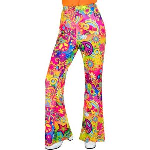 W WIDMANN MILANO Party Fashion Widmann 10448 60s pants, Peace & Love, L-XL W WIDMANN MILANO Party Fashion Widmann 10448 60s pants, Peace & Love, L-XL