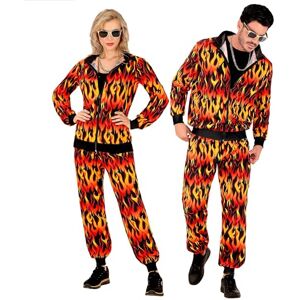 W WIDMANN MILANO Party Fashion Party Fashion Jumpsuit with Flames Adult Unisex, 80s, Devils, Disco, Rock, Bikers, Halloween, Carnival, Theme Parties W WIDMANN MILANO Party Fashion Party Fashion Jumpsuit with Flames Adult Unisex, 80s, Devils, Disco, Rock, Bikers, Halloween, Carnival, Theme Parties