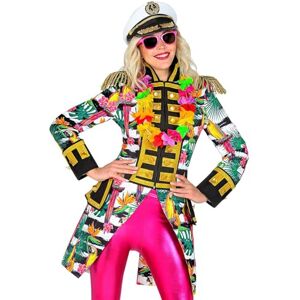 W WIDMANN MILANO Party Fashion Widmann Hawaiian Parade Dress for Women Guard Uniform Flowers Palm Leaves Circus Director Costume Carnival Theme Party W WIDMANN MILANO Party Fashion Widmann Hawaiian Parade Dress for Women Guard Uniform Flowers Palm Leaves Circus Director Costume Carnival Theme Party