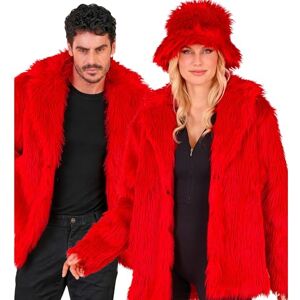 W WIDMANN MILANO Party Fashion kunstpelzjacke Unisex Faux Fur Jacket, red, L-XL W WIDMANN MILANO Party Fashion kunstpelzjacke Unisex Faux Fur Jacket, red, L-XL