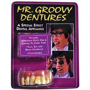 Rubies Rubie's Mr Groovy False Teeth, Fancy Dress Costume Accessory Halloween Rubies Rubie's Mr Groovy False Teeth, Fancy Dress Costume Accessory Halloween
