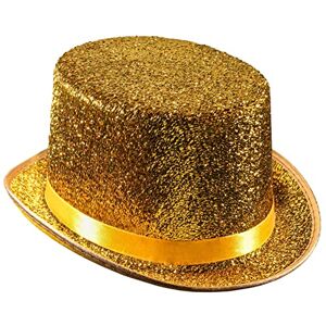 Dress Up America Top Hats for Adults Shiny Tuxedo Hat for Men and Women Gold Costume Magician Hat Dress Up America Top Hats for Adults Shiny Tuxedo Hat for Men and Women Gold Costume Magician Hat