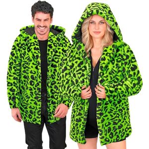 W WIDMANN MILANO Party Fashion Leo Coat for Men and Women, Faux Fur with Hood, Plush Jacket, Costume for Carnival & Festival W WIDMANN MILANO Party Fashion Leo Coat for Men and Women, Faux Fur with Hood, Plush Jacket, Costume for Carnival & Festival