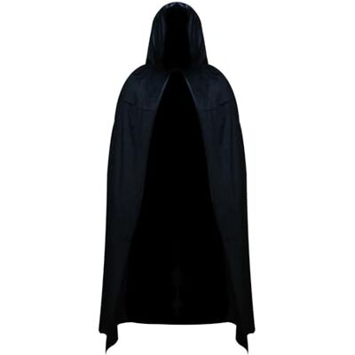 RockParty School Boy Wizard Costume Cape with Tie – Kids & Adults Cosplay Cloak Set – Fancy Dress for Halloween, Book Day & Magical-Themed Events RockParty School Boy Wizard Costume Cape with Tie – Kids & Adults Cosplay Cloak Set – Fancy Dress for Halloween, Book Day & Magical-Themed Events