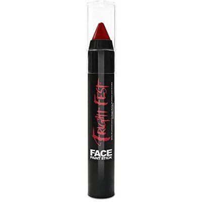 Fright Fest Face Paint Sticks/Crayons by Sfx makeup for Fancy Dress costumes, halloween face paints looks great with fake blood, liquid latex, scar wax use as body paint (Blood Red) Fright Fest Face Paint Sticks/Crayons by Sfx makeup for Fancy Dress costumes, halloween face paints looks great with fake blood, liquid latex, scar wax use as body paint (Blood Red)