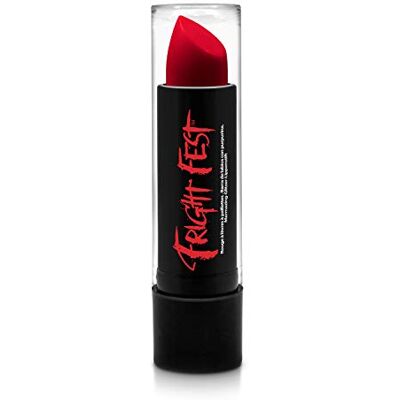 Fright Fest Red Lipstick for Halloween by Sfx makeup for Fancy Dress costumes, halloween face paints looks great with fake blood, liquid latex, scar wax use as body paint (Blood Red) Fright Fest Red Lipstick for Halloween by Sfx makeup for Fancy Dress costumes, halloween face paints looks great with fake blood, liquid latex, scar wax use as body paint (Blood Red)