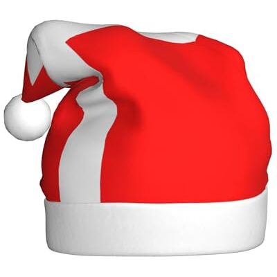 WZYCWB Denmark Danish Flag Adult Christmas hat, unisex, Santa Claus, Christmas, Halloween, holiday party adult plush Christmas hat WZYCWB Denmark Danish Flag Adult Christmas hat, unisex, Santa Claus, Christmas, Halloween, holiday party adult plush Christmas hat