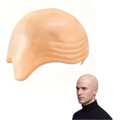 Oberlyn Bald Cap Adult,Latex Bald Head Wig Caps Halloween Fancy Dress Accessories Oberlyn Bald Cap Adult,Latex Bald Head Wig Caps Halloween Fancy Dress Accessories