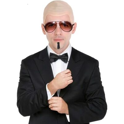 HPO Deluxe Bald Cap for Adults – Realistic SkinHead Look Funny Fancy Dress Costume for Celebrity-Inspired Look, Perfect for Cosplay Bald Head Old Man HPO Deluxe Bald Cap for Adults – Realistic SkinHead Look Funny Fancy Dress Costume for Celebrity-Inspired Look, Perfect for Cosplay Bald Head Old Man