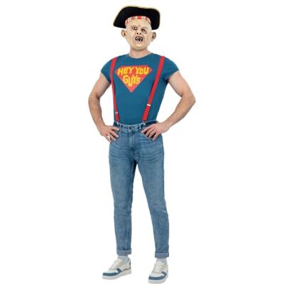 Smiffys The Goonies Sloth Costume Top, Braces, Hat, Mask, Officially Licensed The Goonies Fancy Dress, Adult Dress Up Costume Smiffys The Goonies Sloth Costume Top, Braces, Hat, Mask, Officially Licensed The Goonies Fancy Dress, Adult Dress Up Costume