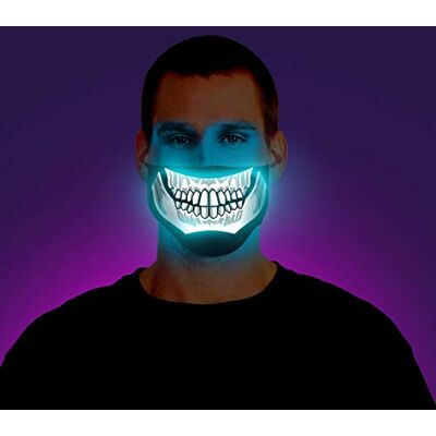 Morph Adult Screaming Light Up Skeleton Demon Hallowen LED Half Mask Morph Adult Screaming Light Up Skeleton Demon Hallowen LED Half Mask
