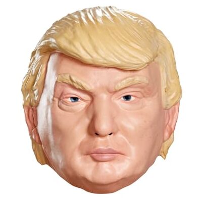Disguise The Candidate Vacuform Adult Half Mask One Size Disguise The Candidate Vacuform Adult Half Mask One Size