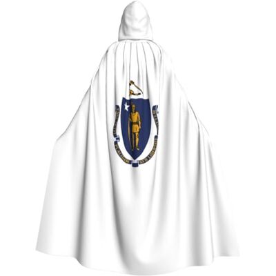 KLJnmbb Massachusetts State Flag Print Hooded Cloak Halloween Robe Cosplay Carnival 185cm Casual Wear Versatile Accessory Outdoor Versatile Costume Cape KLJnmbb Massachusetts State Flag Print Hooded Cloak Halloween Robe Cosplay Carnival 185cm Casual Wear Versatile Accessory Outdoor Versatile Costume Cape