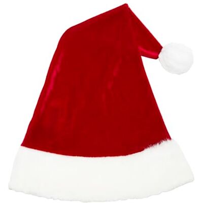 Lovehoney Fantasy Santa Hat Luxury Plush Velvet Christmas Hat for Adults Lovehoney Fantasy Santa Hat Luxury Plush Velvet Christmas Hat for Adults