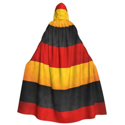 KLJnmbb Germany Flag Print Hooded Cloak Halloween Robe Cosplay Carnival 185cm Casual Wear Versatile Accessory Outdoor Versatile Costume Cape KLJnmbb Germany Flag Print Hooded Cloak Halloween Robe Cosplay Carnival 185cm Casual Wear Versatile Accessory Outdoor Versatile Costume Cape