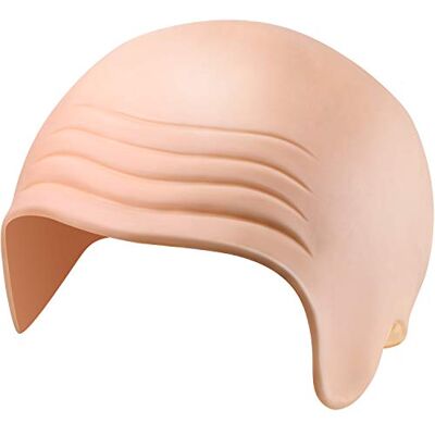 PLATEYTR Bald Cap Bald Skin Thick Rubber Head Skin Skull Wig Cap Fancy Dress Cosplay Hat for Kids Adults PLATEYTR Bald Cap Bald Skin Thick Rubber Head Skin Skull Wig Cap Fancy Dress Cosplay Hat for Kids Adults