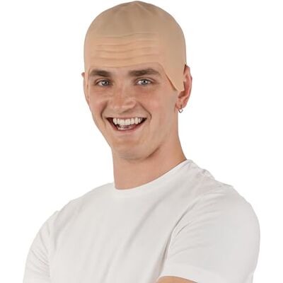 Stylex Party Latex Bald Cap Natural Skin Tone Fancy Dress Funny Cosplay outfit Accessories Stylex Party Latex Bald Cap Natural Skin Tone Fancy Dress Funny Cosplay outfit Accessories